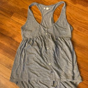 American Eagle flowy grey tank top, size XS